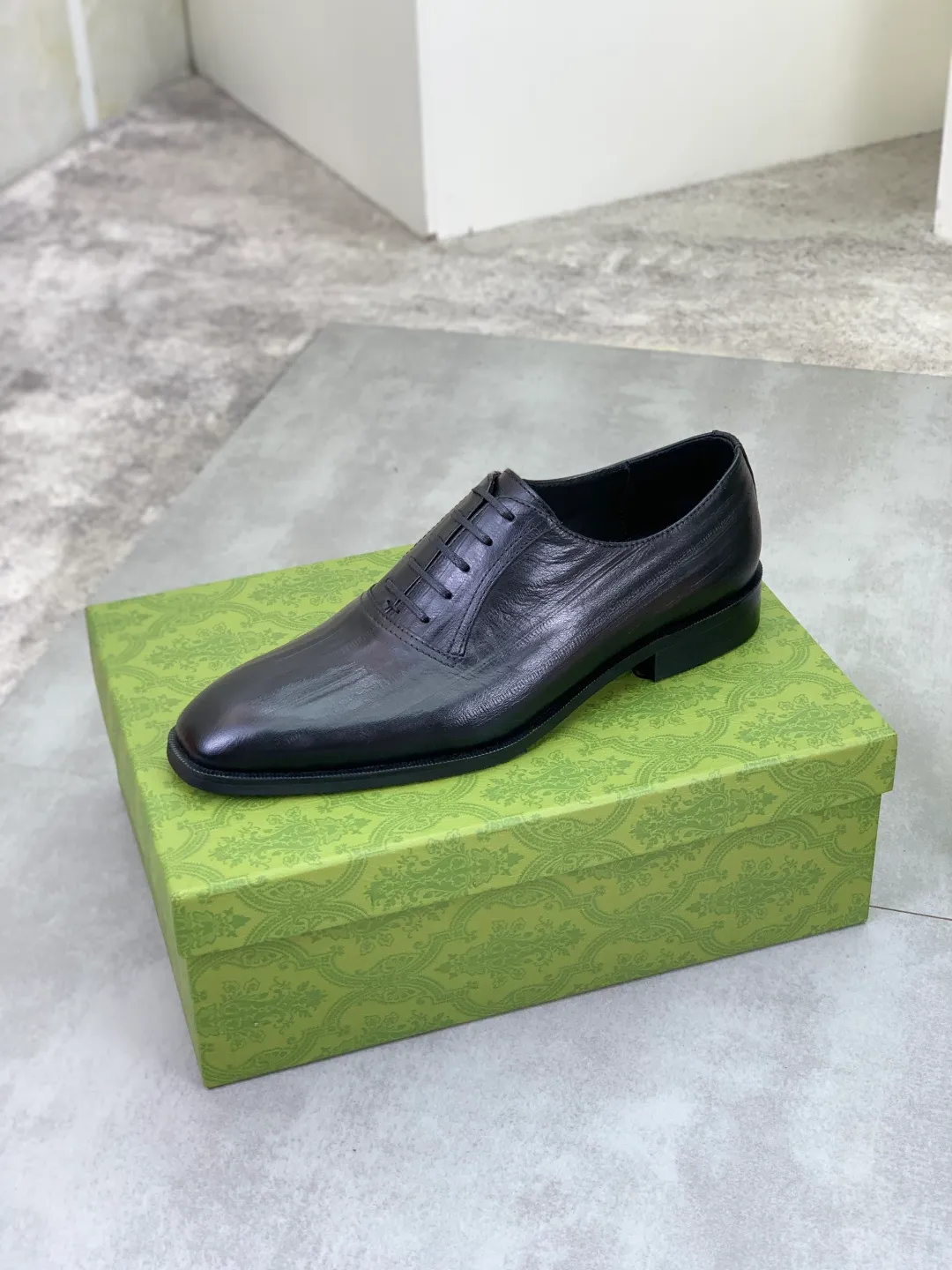 Men's men's shoes 💰P560 [New style] Water dyed cowhide 💰💎💎💎 [Gucci] GUCCI high-end men's formal business leather shoes, original order 1:1! Original imported high-end open-edge beaded calfskin, original metal buckle, imported first-layer cowhide lining for feet. Original outsole, men's shoe size: 39-44 (customized to 45) 2️⃣ colors available
